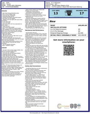 Black 2019 Toyota Tundra TRD Pro