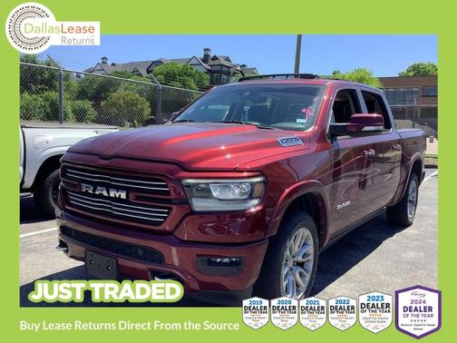 Red 2022 RAM 1500 Laramie