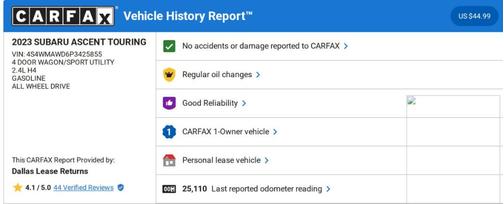 2023 Subaru Ascent Touring 7-Passenger