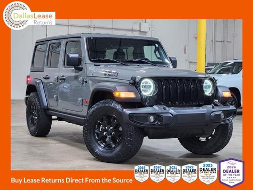 Gray 2020 Jeep Wrangler Unlimited Willys