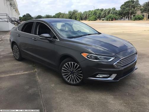 Black 2017 Ford Fusion Titanium