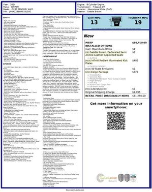 2024 INFINITI QX80 SENSORY