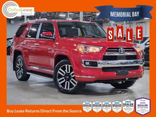 Red 2022 Toyota 4Runner Limited
