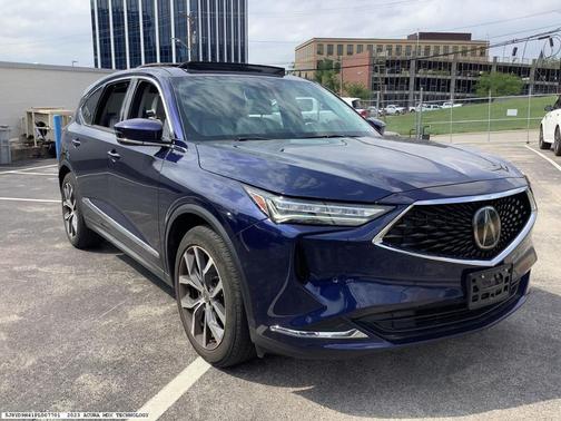 Blue 2023 Acura MDX Technology