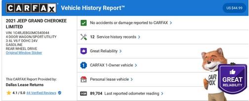 2021 Jeep Grand Cherokee Limited