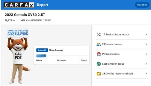 2023 Genesis GV80 2.5T