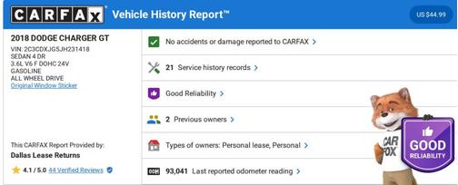 2018 Dodge Charger GT