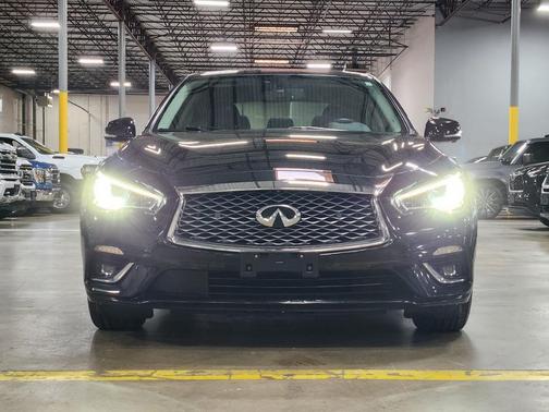 Midnight Black 2021 INFINITI Q50 3.0t LUXE