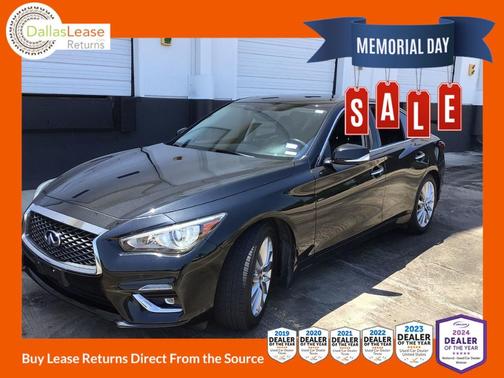 Midnight Black 2021 INFINITI Q50 3.0t LUXE