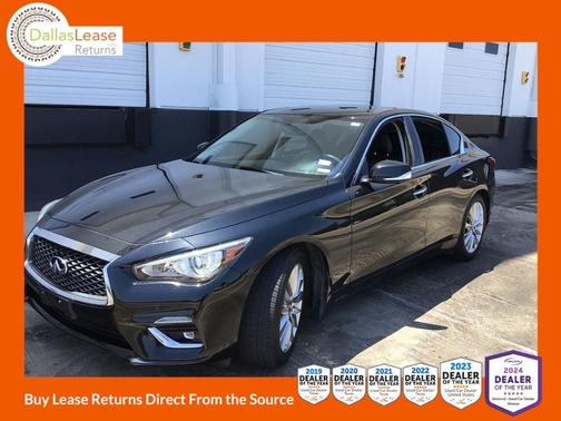 Midnight Black 2021 INFINITI Q50 3.0t LUXE