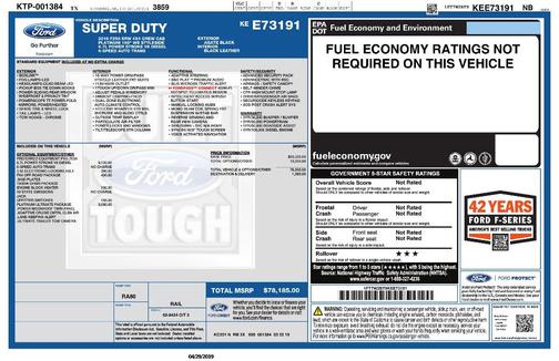 2019 Ford F-250 Platinum