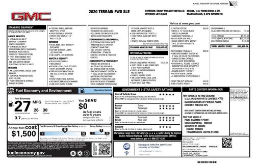 2020 GMC Terrain SLE