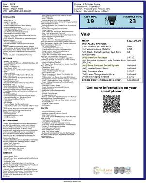 2021 Porsche Macan Base