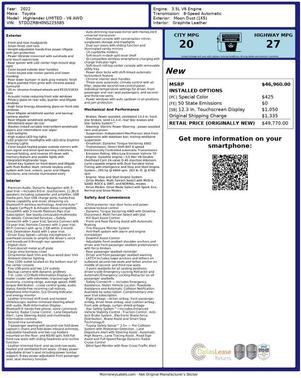 2022 Toyota Highlander Limited