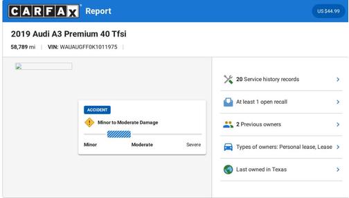 Florett Silver Metallic 2019 Audi A3 2.0T Premium