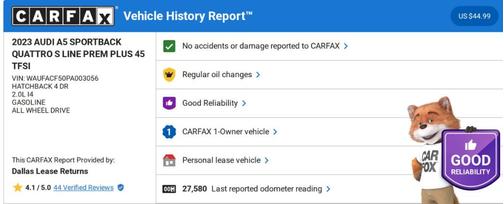 2023 Audi A5 45 S line Premium Plus