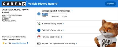 2022 Tesla Model 3 Long Range