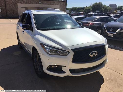 Majestic White 2020 INFINITI QX60 Luxe