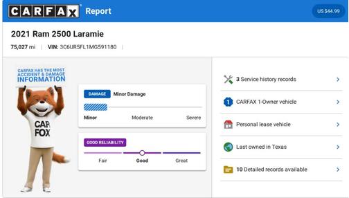 2021 RAM 2500 Laramie