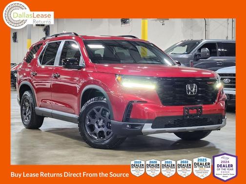 Red 2025 Honda Pilot TrailSport