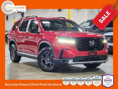 Red 2025 Honda Pilot TrailSport