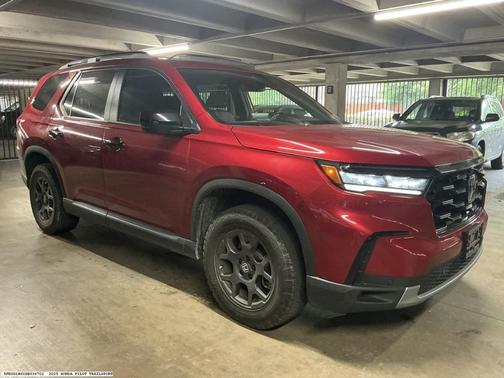 Red 2025 Honda Pilot TrailSport