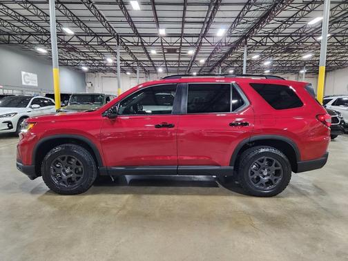 Red 2025 Honda Pilot TrailSport