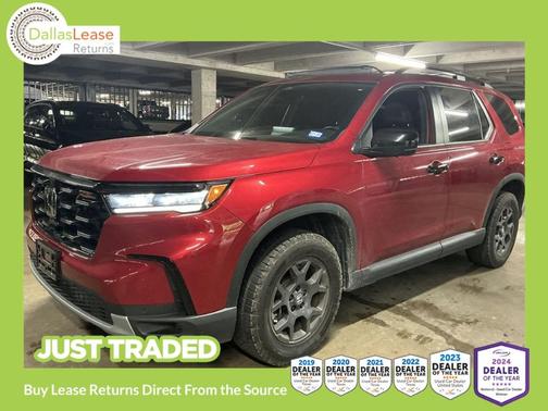 Red 2025 Honda Pilot TrailSport