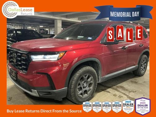 Red 2025 Honda Pilot TrailSport