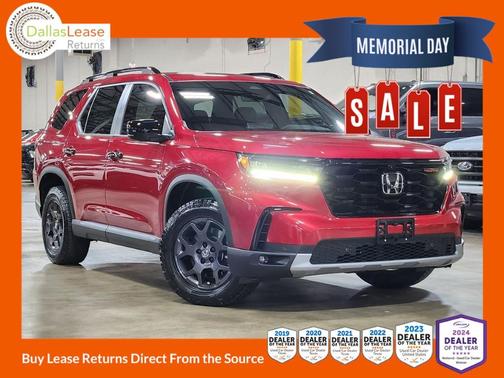 Red 2025 Honda Pilot TrailSport