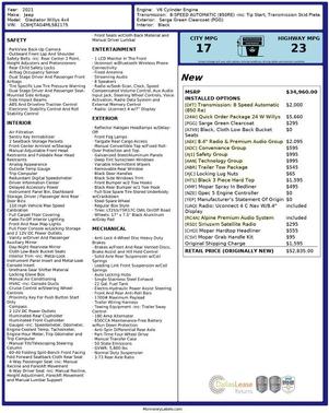 2021 Jeep Gladiator Sport