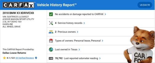 2018 BMW X3 xDrive30i