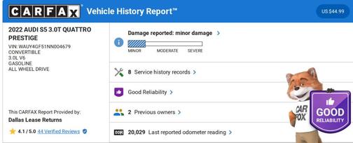 2022 Audi S5 3.0T Prestige