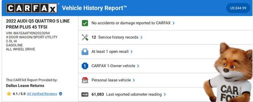 2022 Audi Q5 45 S line Premium Plus