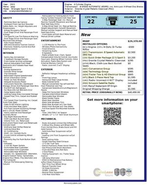 2021 Jeep Wrangler Sport