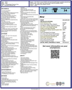 2019 Audi A5 2.0T Premium