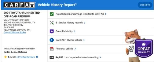 2024 Toyota 4Runner TRD Off Road Premium