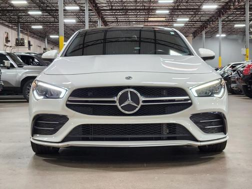 White 2022 Mercedes-Benz AMG CLA 35 Base 4MATIC