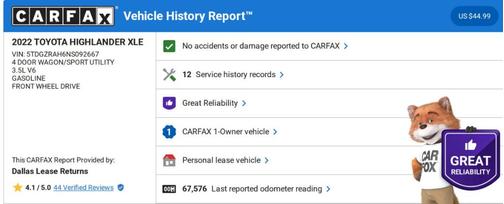 2022 Toyota Highlander XLE