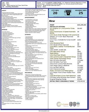 2021 RAM 3500 Laramie