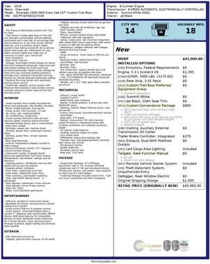 2019 Chevrolet Silverado 1500 Custom Trail Boss