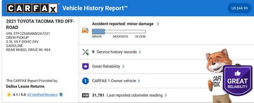 2021 Toyota Tacoma TRD Sport