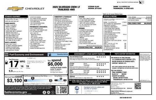 2025 Chevrolet Silverado 1500 LT Trail Boss