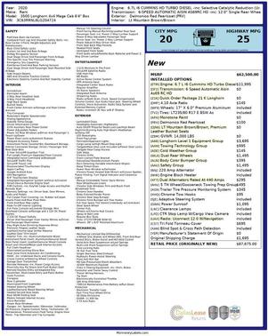 Red 2020 RAM 3500 Longhorn