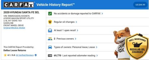 2020 Hyundai SANTA FE 2.4 SEL