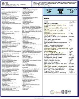 2020 RAM 2500 Longhorn