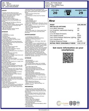 2020 INFINITI Q50 3.0t PURE