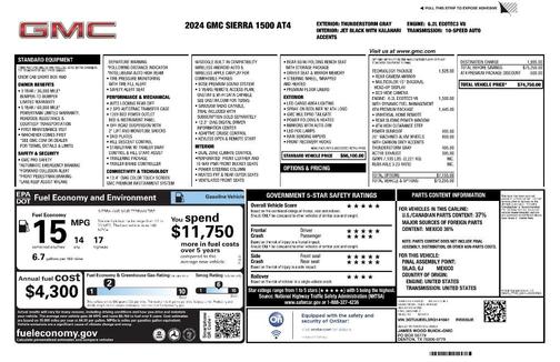 2024 GMC Sierra 1500 AT4