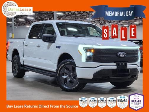 White 2024 Ford F-150 Lightning Flash