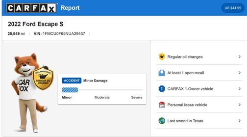 2022 Ford Escape S